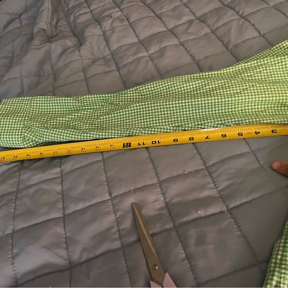 Ralph Lauren Polo Men’s green white gingham button down shirt. Men’s large - Picture 7 of 7